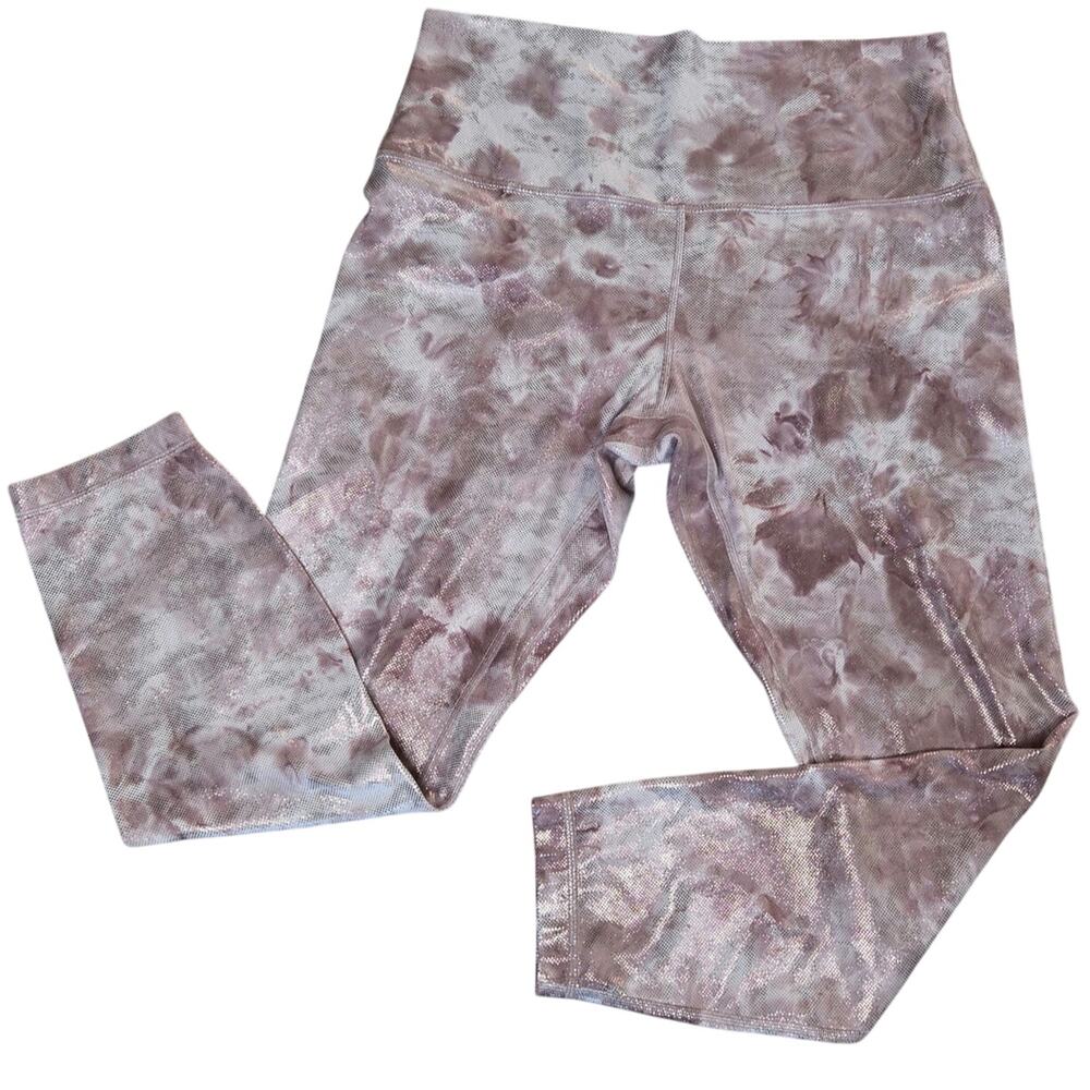 Lululemon Align High-rise Diamond Dye Misty Shell Cacao 25" leggings size 12